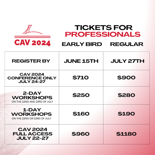 CAV 2024 | Regular tickets